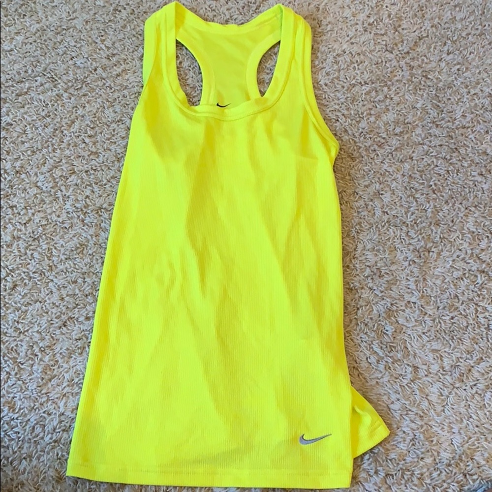 Nike neon size small workout tank